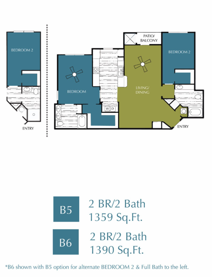 Tuscany 1 bedroom 1 bath apartment 773 sqft at Marcella at Gateway