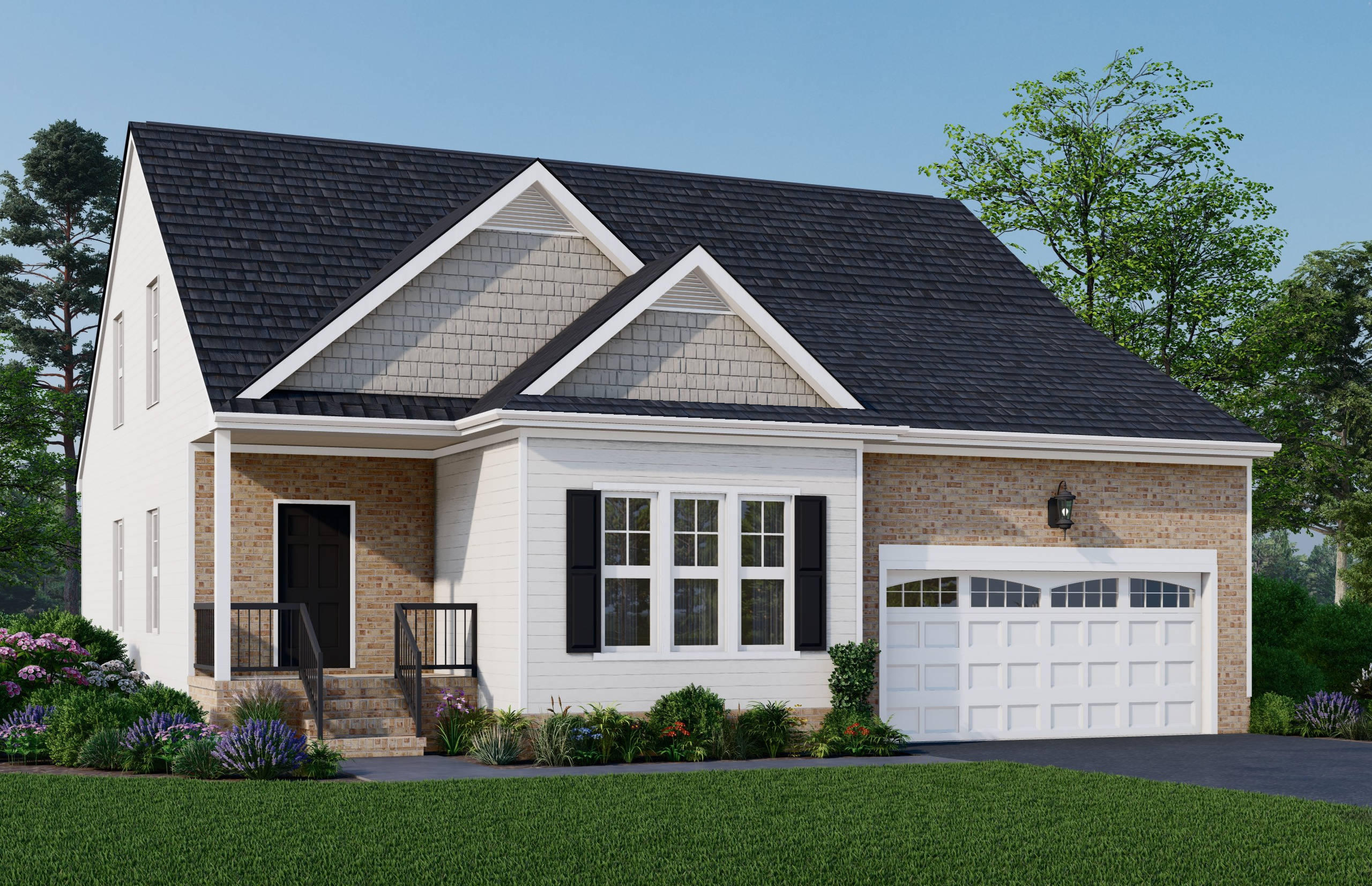 Juniper with Brick Accents A Elevation Boyd Homes Castleton