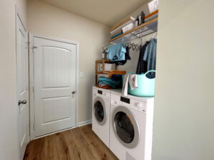 Photo of the furnished laundry inside the Juniper Lot 46 Section 6 Castleton in Henrico VA