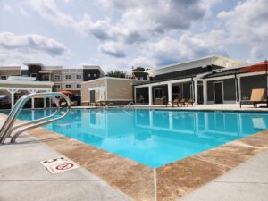 Photo of the pool at Marcella at Gateway Apartments in Bon Air, Virginia